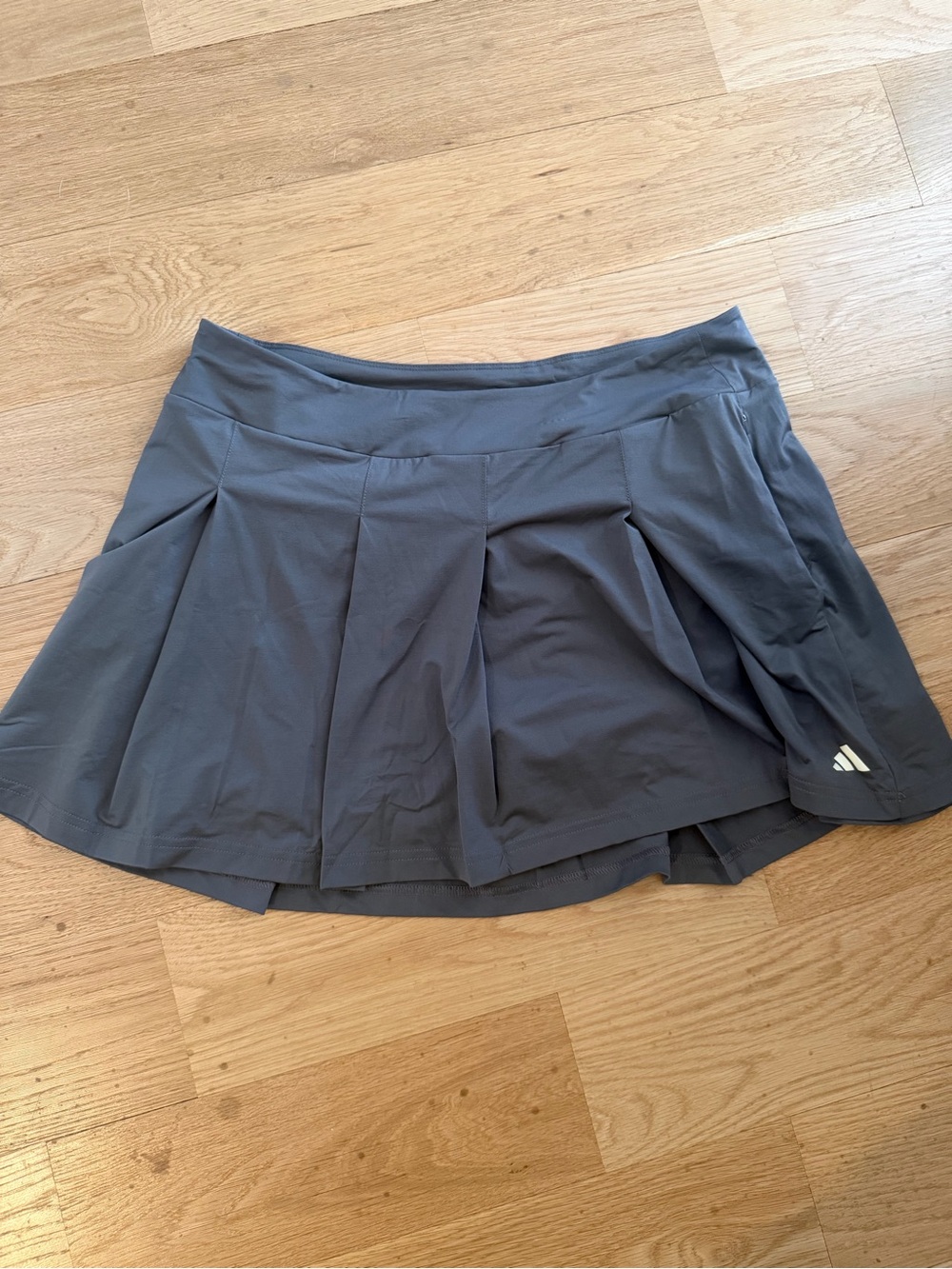 adidas Gray Pleated Athletic Skort